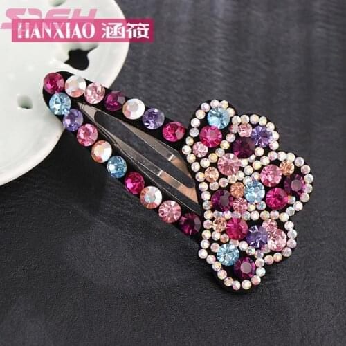 Hairpin large BB clip Crown bangs clip ball head plate hair card simple super flash jewelry