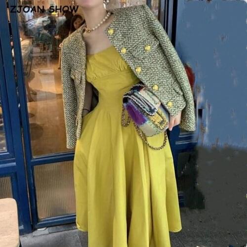 ZJOAN SHOW Women's Tweed Blazers