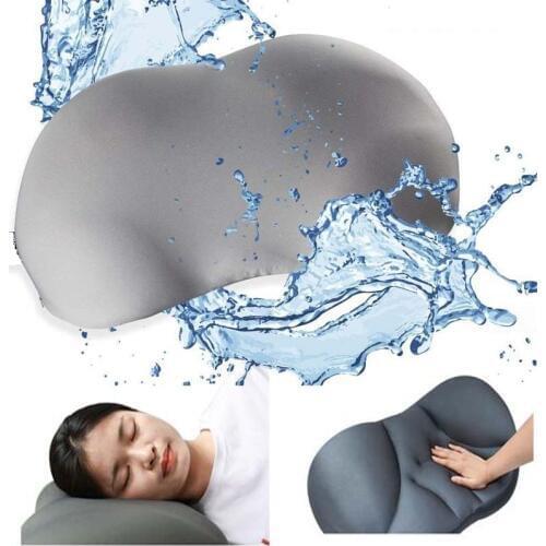 3D Neck Micro Airball Pillow Deep Sleep Addiction Head Rest Air Cushion Pressure Relief Pillows Gift Washable PillowCase Covers