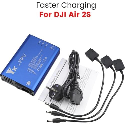 4 In 1 DJI PFV Combo Intelligent Battery Controller Charger Fast Charging Hub Battery Charger for DJI FPV Accessories