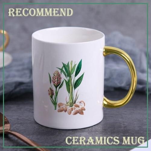 400ml Coffee Mug Rhizome plant Mug Cartoon Ceramic Water Cup Milk Coffee Tea Cup friends mug Children Boys Girl Gift KTZW-051