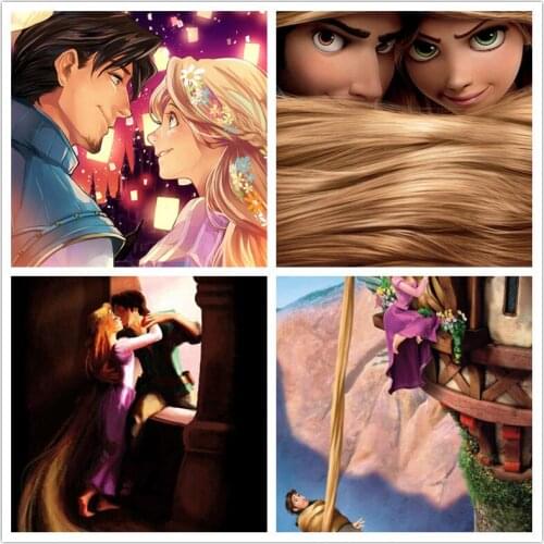 5D Diamond Painting Disney Rapunzel Princess DIY Home Decor Mosaic Cross Stitch Kits Diamond Embroidery Full Square/Round Drill
