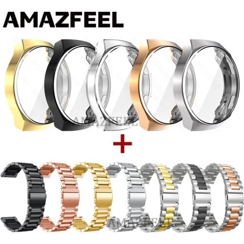 2in1 Strap For Huawei Watch GT2 GT 2 Protector Case Wrist Strap Metal Band For Huawei GT2e GT 2 Pro 46mm 42 Bracelet Accessories