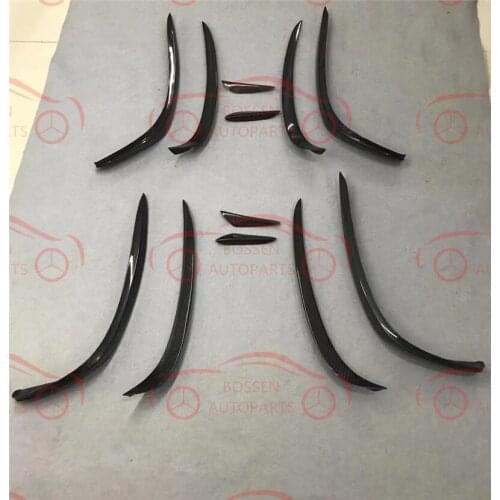 For Mercedes CLS 218 sports edition, carbon fiber, front bar air knife, decorative pieces, body sets, auto parts