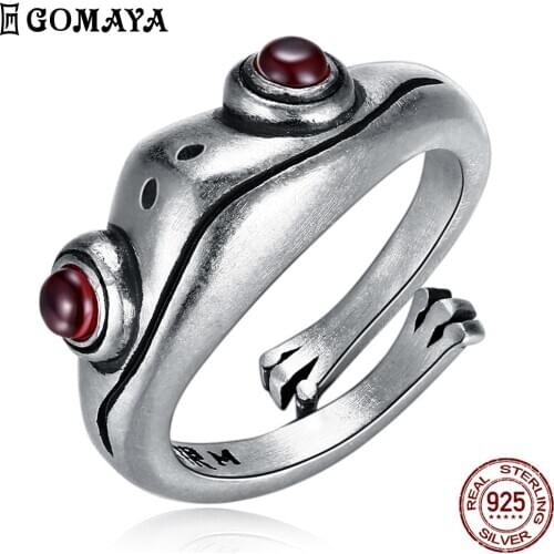 GOMAYA Women's Silver Rings