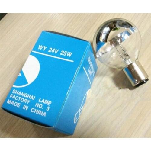 Hot sale! New 24V 25W Medical shadowless lamp Single hole cold light bulb Surgical light bulbs Insert button free shipping EMS