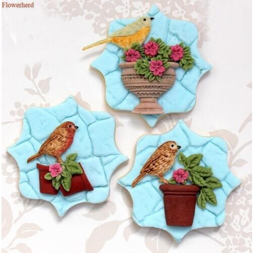 Innovative Fondant Cake Silicone Mould Animal Bird Plum Fondant Cake Mould DIY Chocolate Mold Birthday Cake Decoration