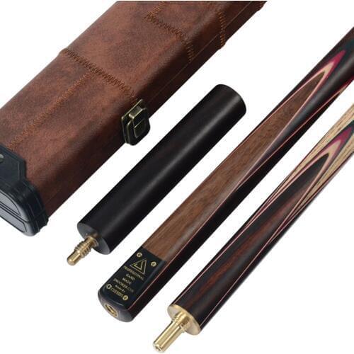 CUESOUL Classic Handmade 57 Inch 3/4 Piece Snooker Cue + Extension and Cue Case All Free Shipping