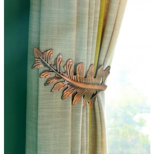 2PCS Retro U Type Curtain Hook Detachable Curtain Hook Household Zinc Alloy Curtain Hook Windows Hardware Curtain Accessories