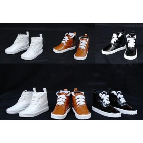 1/4 1/3 scale BJD PU leather Sneakers sports shoes for BJD MSD SD13 doll accessories,Not included doll and other A0598