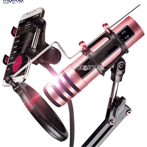 UM10C Mobile phone microphone computer universal network K singing it artifacts live live capacitance universal microphone wired