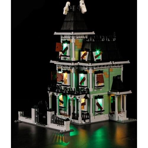 Led Light Kit For 10228 monster Ect series haunted house building blocks,the decoration for childrens toys(led only,no blocks)