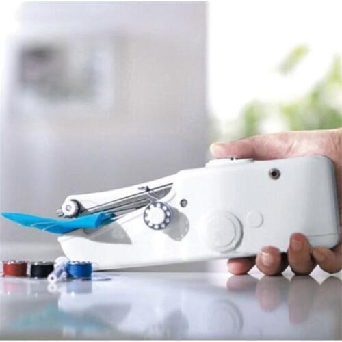 Portable Handheld Mini Sewing Machine Quick Stitch Sew Needlework Cordless Clothes Fabrics Electric Sewing Machine For Travel