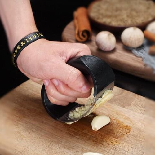 Stainless Steel Garlic Press Manual Garlic Grater Chopper Ginger Press Crusher Kitchen Accessories Vegetable Tools Artifact