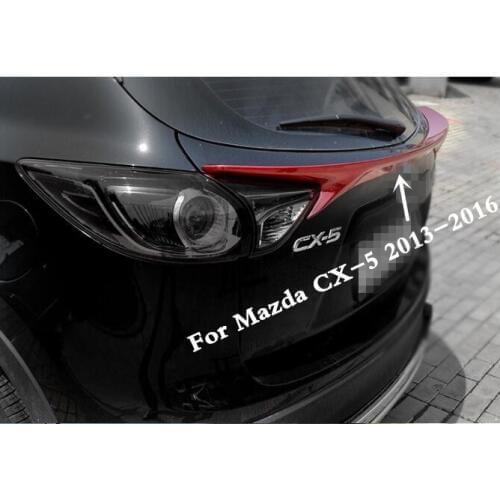 ABS Car Rear Wing Trunk Middle Lip Spoiler For Mazda CX-5 2013 2014 2015 2016