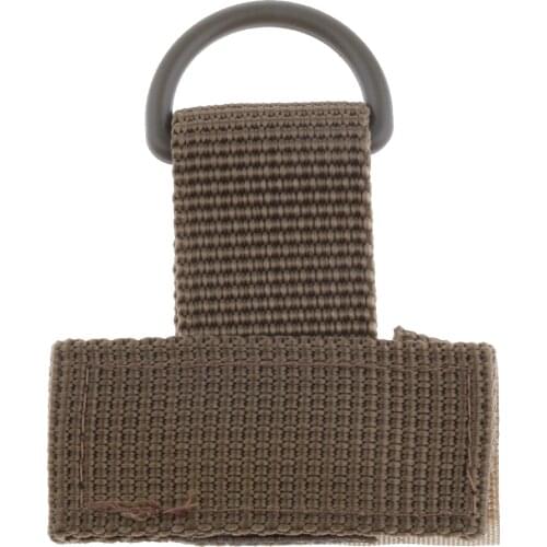 Tactical Key Ring Holder Nylon Gear Keeper Pouch for Molle Bags