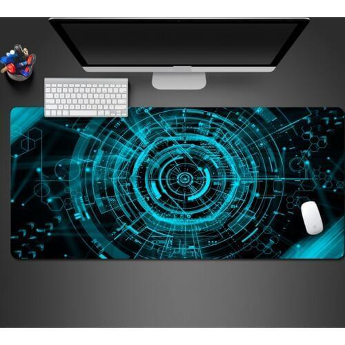 Advanced Blue Coded Mouse Pad High Quality Gamers Large Game Pads Home Computer Keyboard Mousepad To Gaming Mouse Pad Gifts