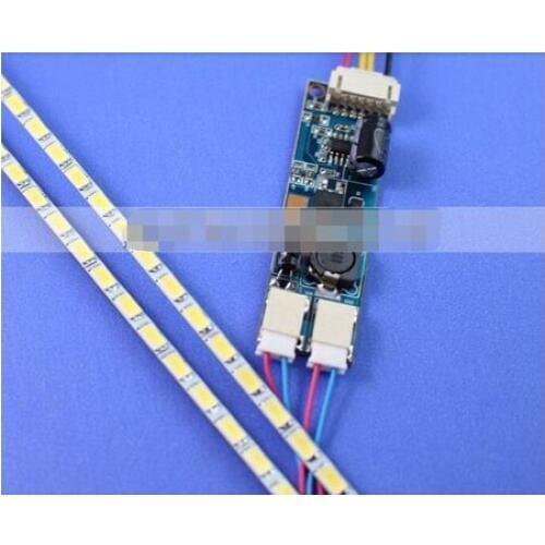 20 sets x Dimable LED Backlight Lamps Update Kit Adjustable LED Board +2 Strips for Monitor Desktop Free Shipping