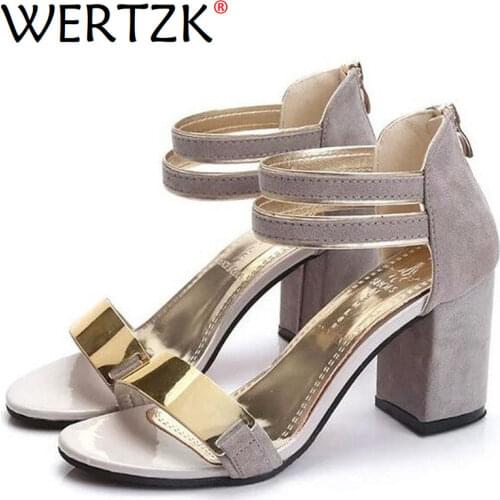 Wertzk Women's Ankle Boots