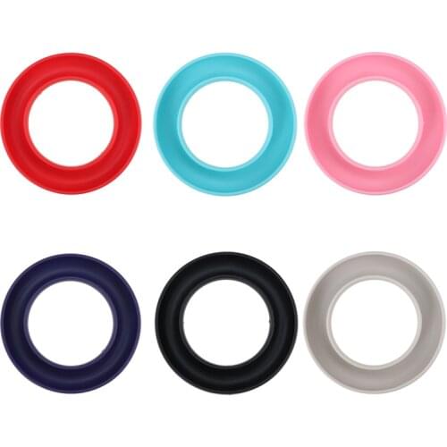 YOKOYAMA Sewing Tool 1PCS Silicone Bobbins Storage Box Rubber Ring Compact Lightweight Sewing Case Container 2 Colors Optional