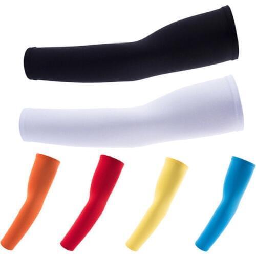 UV Sun Protection Cover Cooling Arm Sleeves for Sports Golf Fishing Running Elbow Arm Warmers MTB Bike Bicycle Fitness Arm Guard