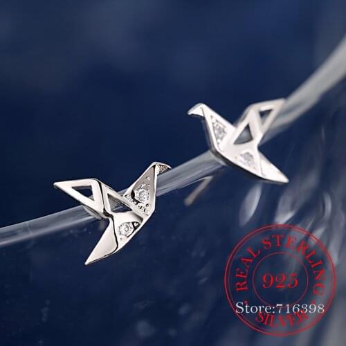 925 Sterling Silver Animals Stud Earrings For Women Kids Wedding Gift Personalise Jewelry Bijoux oorbellen
