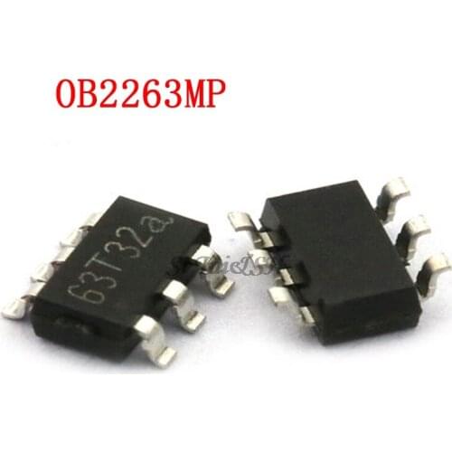 10PCS OB2263MP SOT23-6 OB2263 OB2263AMP SOT-23-6 SOT SMD new and original IC Chipset