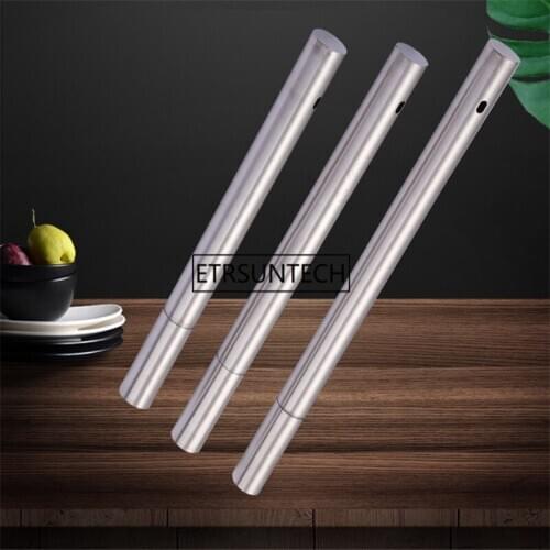 100pcs Stainless Steel Barbecue Brazing Fork Needle Case Needle Box Travelling Protable Drinking Straw Storage Box