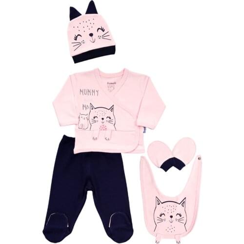 5 pcs Baby Clothes 0-3 m Spring Summer Newborn Clothing Gift Set Cotton Girls Boys Baby Clothes Baby outfit Cotton