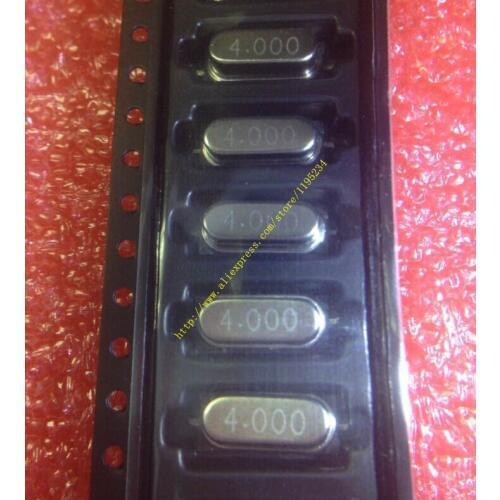 50 pieces / lot 4MHz Passive Quartz crystal oscillator HC-49S/SMD New products and instock