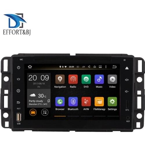 Full Touch Android 9.0 Octa Core 4GB RAM For GMC Yukon/Tahoe/Acadia/Buick Enclave/CHEVROLET Suburban2007-2012 Car DVD Player BT