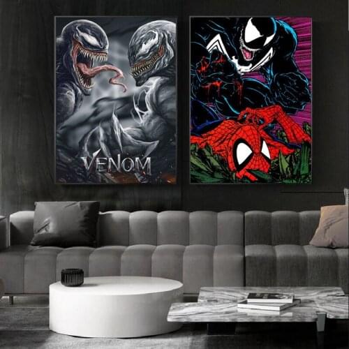 Marvel Venom Let There Be Carnage Movie Canvas Painting Abstract Prints and Posters Wall Art Pictures for Living Room Home Decor