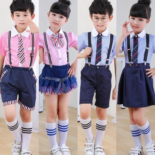 Kindergarten Garden Service Summer Boys Girls Classes Childrens Costumes Primary School Sports School Uniform Set