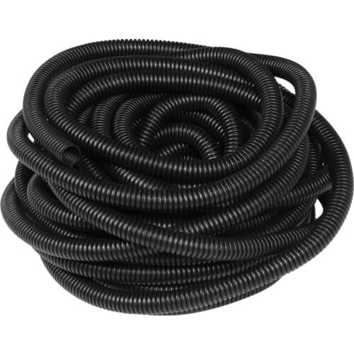 10 m long 9.5 mm inner diameter flexible plastic corrugated hose