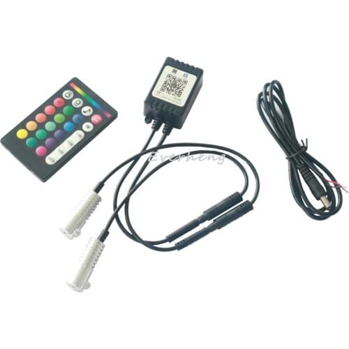 APP IR remote control 12v 3W single color or multi color RGB fiber optic led light engine with APP control car use