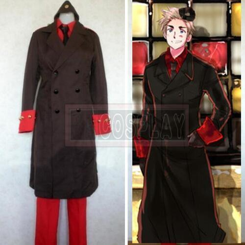 APH Hetalia Axis Powers Denmark Cosplay Costume Any Size