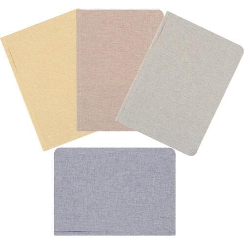 Fashion Business Office Supplies Cotton Cover Notebook Creative 4 Colors Blank Inner Hardcover Notepad Great Business Gift