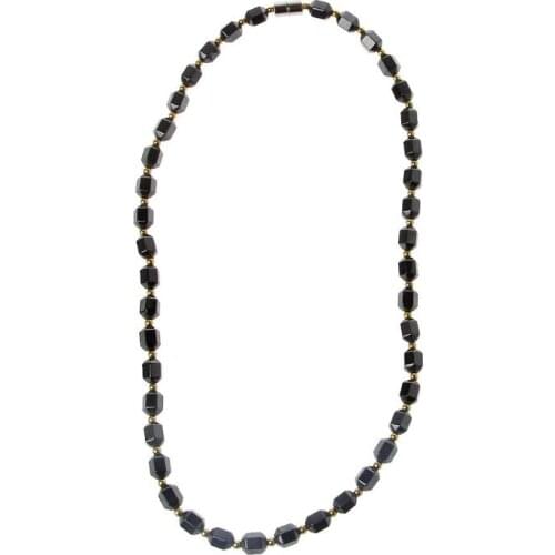 Black Hematite Magnetic Therapy Necklace Pain Relief for Neck Arthritis Shoulder