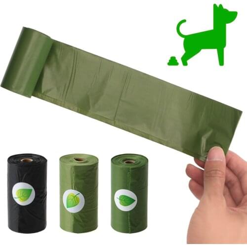 Pet Poop Bags Eco-Friendly Pet Waste Bags Biodegradable Outdoor Cleaning Poop Bags Supplies For Cat Pets Waste Collection Bag
