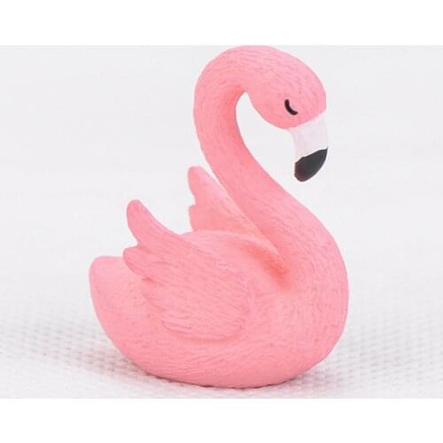 Pink Mini Flamingo Table Book Ornaments Tropic Party Summer Birthday Wedding Decor Flamingo Gifts Hawaii Hawaiian Party Decor