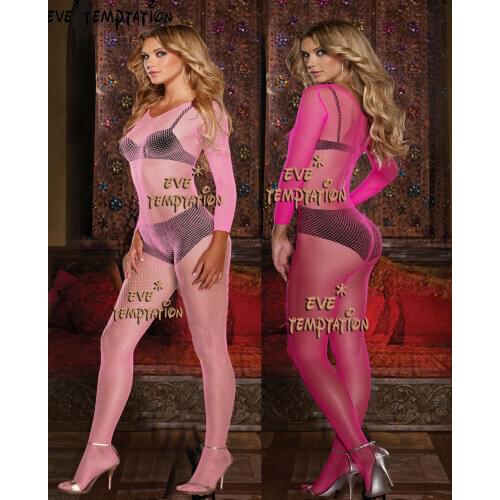 HOT Sexy adult Sleepwear Lingerie Babydoll BODYSUIT Mesh Floral Body Stocking Intimate perforate Sleepwear Teddy dolls W013