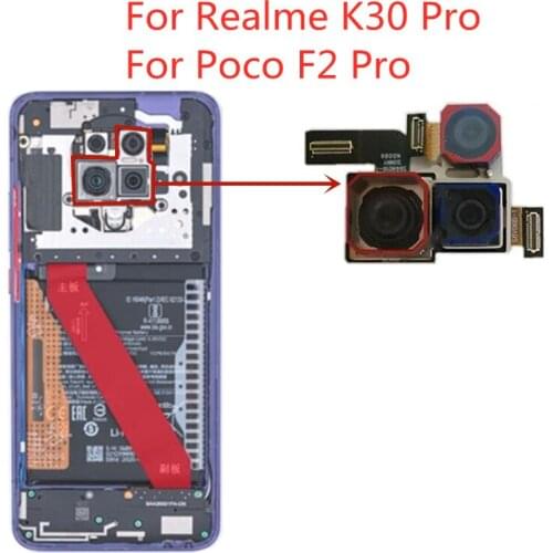Rear Camera For Xiaomi Mi Poco F2 Pro PocoF2 F2Pro Back Main Big Camera Module For Redmi K30 Pro Flex Replacement Parts