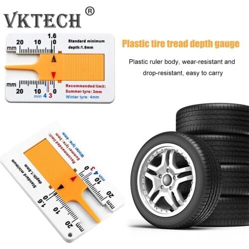 0-20mm Car Tire Tyre Tread Depth Gauge Caliper Wheel Measure Tools Accessories Measurement Height Limit Gauge Tools