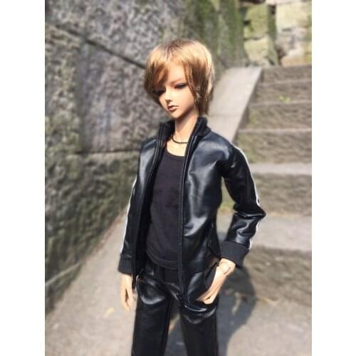 1/4 1/3 BJD clothes Motorcycle leather jacket coat for BJD/SD MSD SD13 SSDF ID72 HID strong Uncle doll accessories C0019