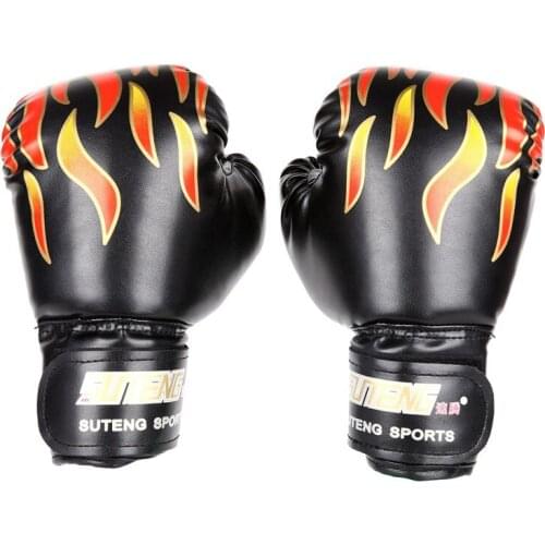 1Pair Boys Boxing Gloves 3-12 Years Kids Fitness Equipment Kick Luva De Boxe Boxing Accessories Jumelle 23*14*3cm