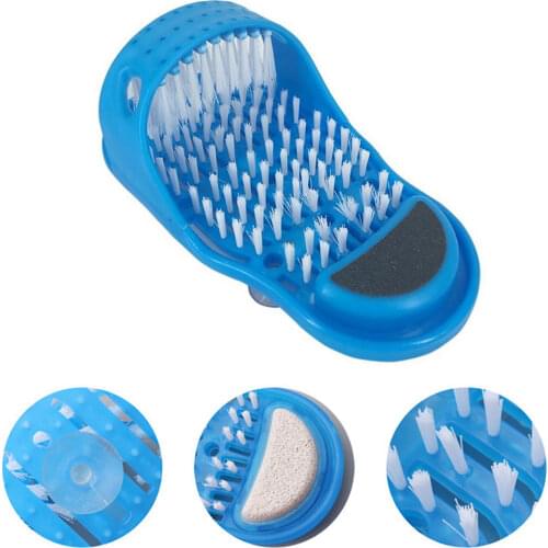 1pc 28cm*14cm*10cm Plastic Bath Shoe Shower Brush Massager Slippers Bath Shoes Brush for Feet Pumice Stone Foot Scrubber Brushes