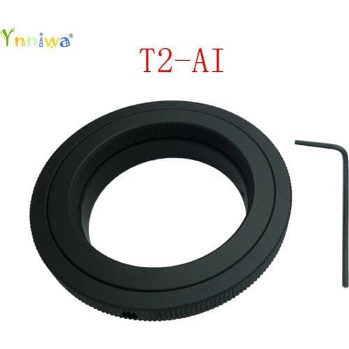 10pcs/lot T2-AI T2 T lens For Nikon Mount Adapter Ring For D50 D90 D5100 D7000 D3 DSLR SLR Camera