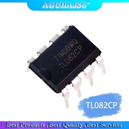 10PCS TL082CP DIP-8 TL082 DIP TL082CN Operational amplifier