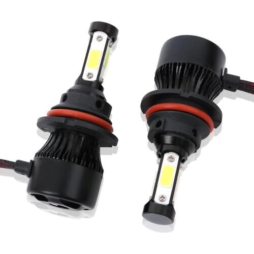 2 PCS Portable Car LED Headlights Bulbs Lamps COB LED Chip IP67 Waterproof X7 Essential Accessories
