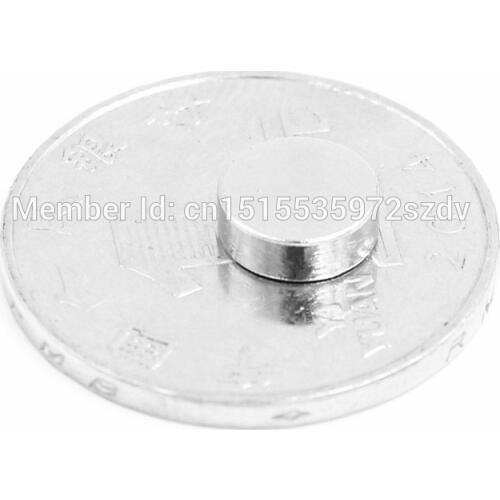 50pcs Strong Round Dia 8mm x 3mm N35 Rare Earth Neodymium Magnet Art Craft Fridge 8x3mm